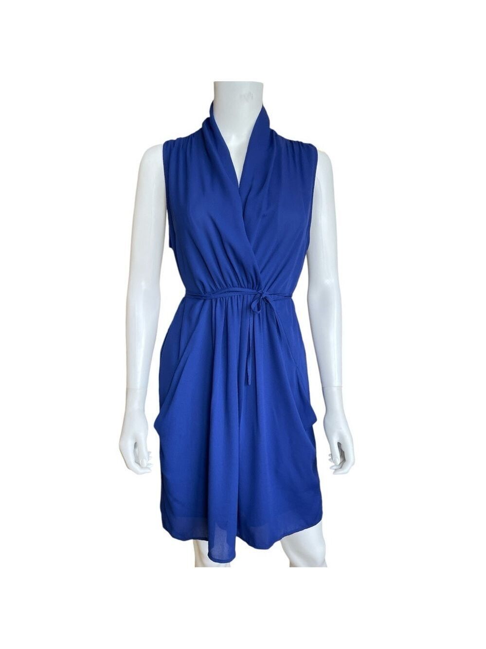 Bar III Sleeveless Tie Waist Dress Size Medium